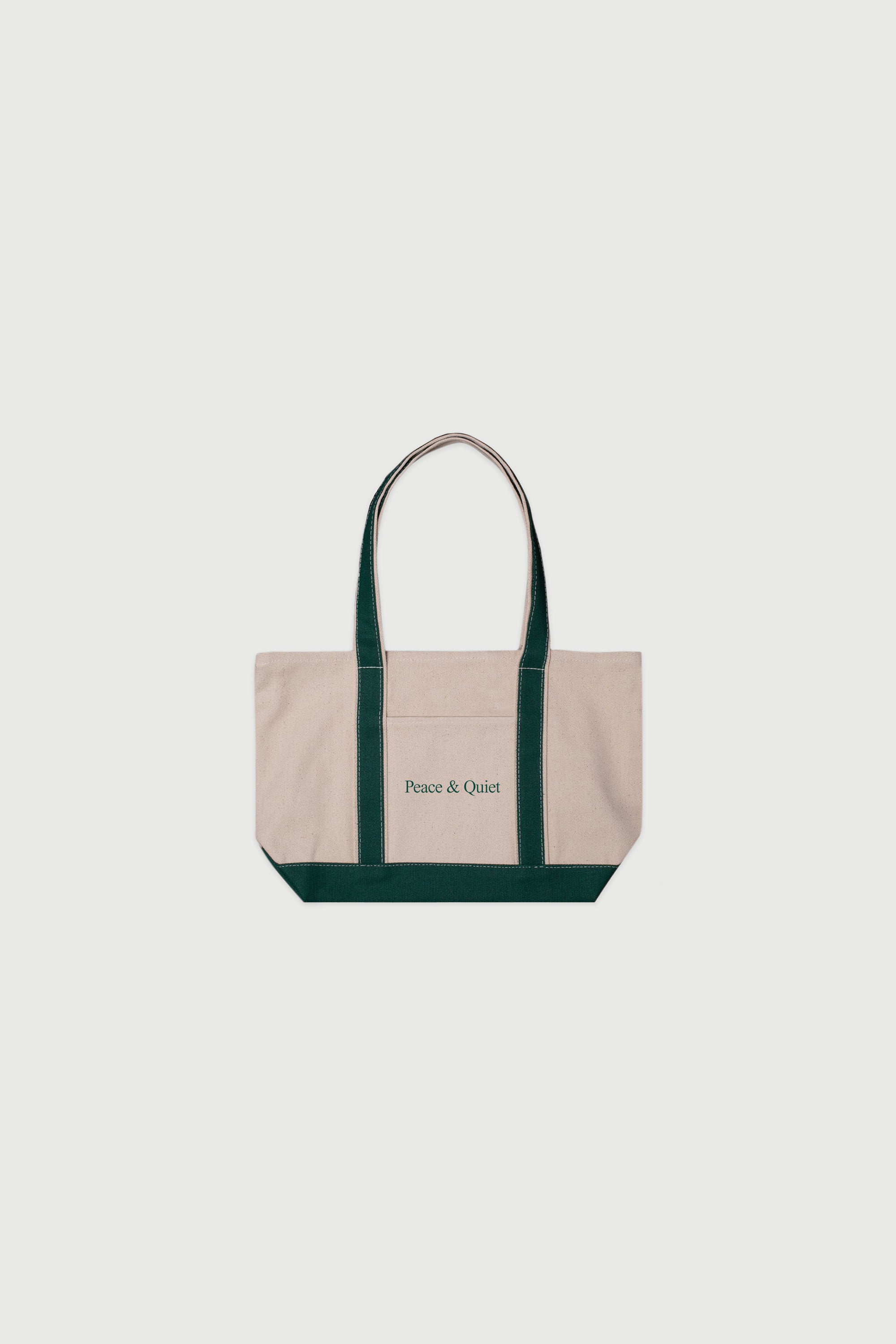 Classic Wordmark Boat Tote Bag - Forest/Natural