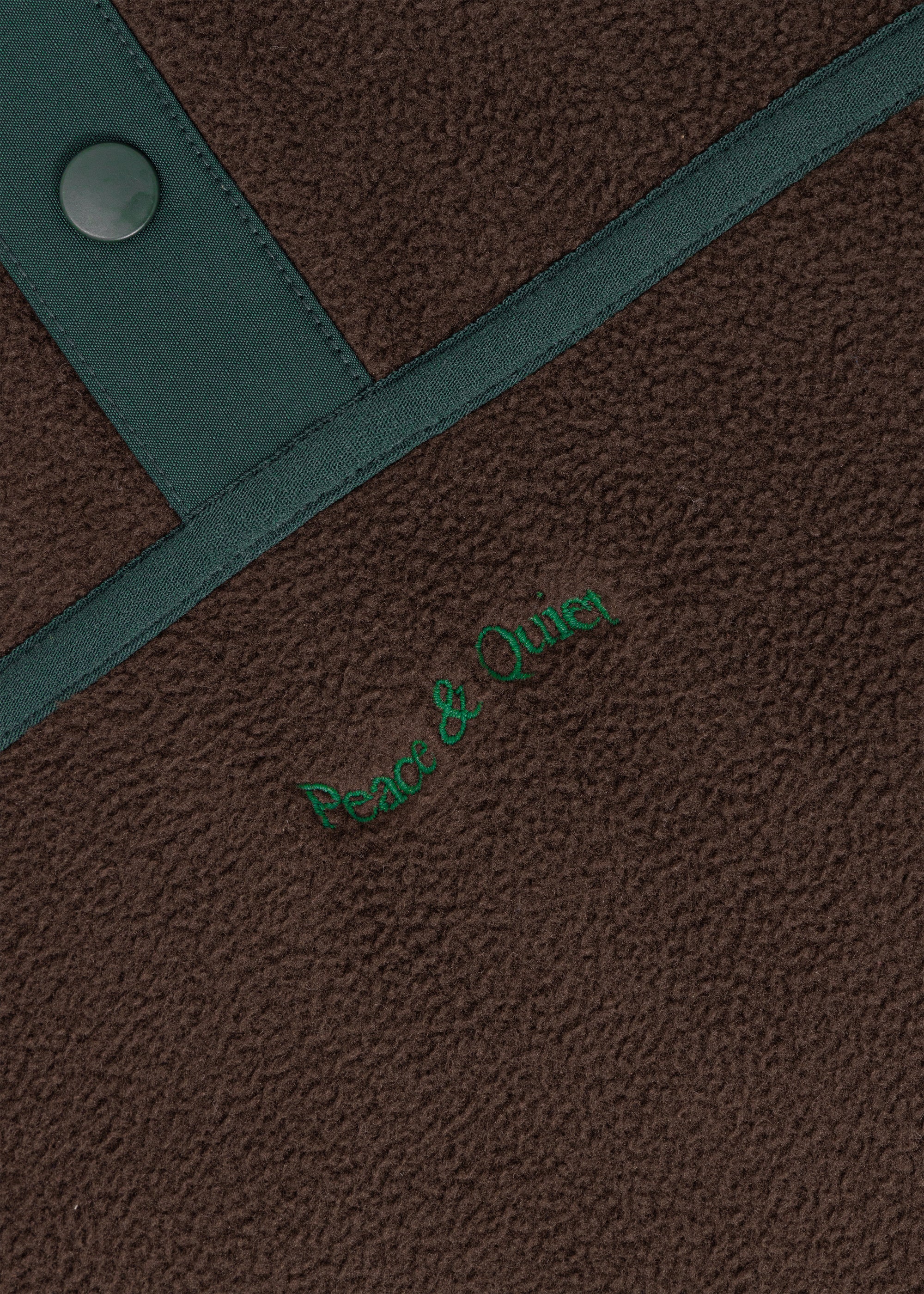 Wordmark Polar Fleece - Brown