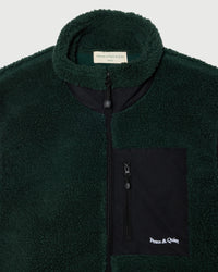 Wordmark Sherpa Vest - Pine