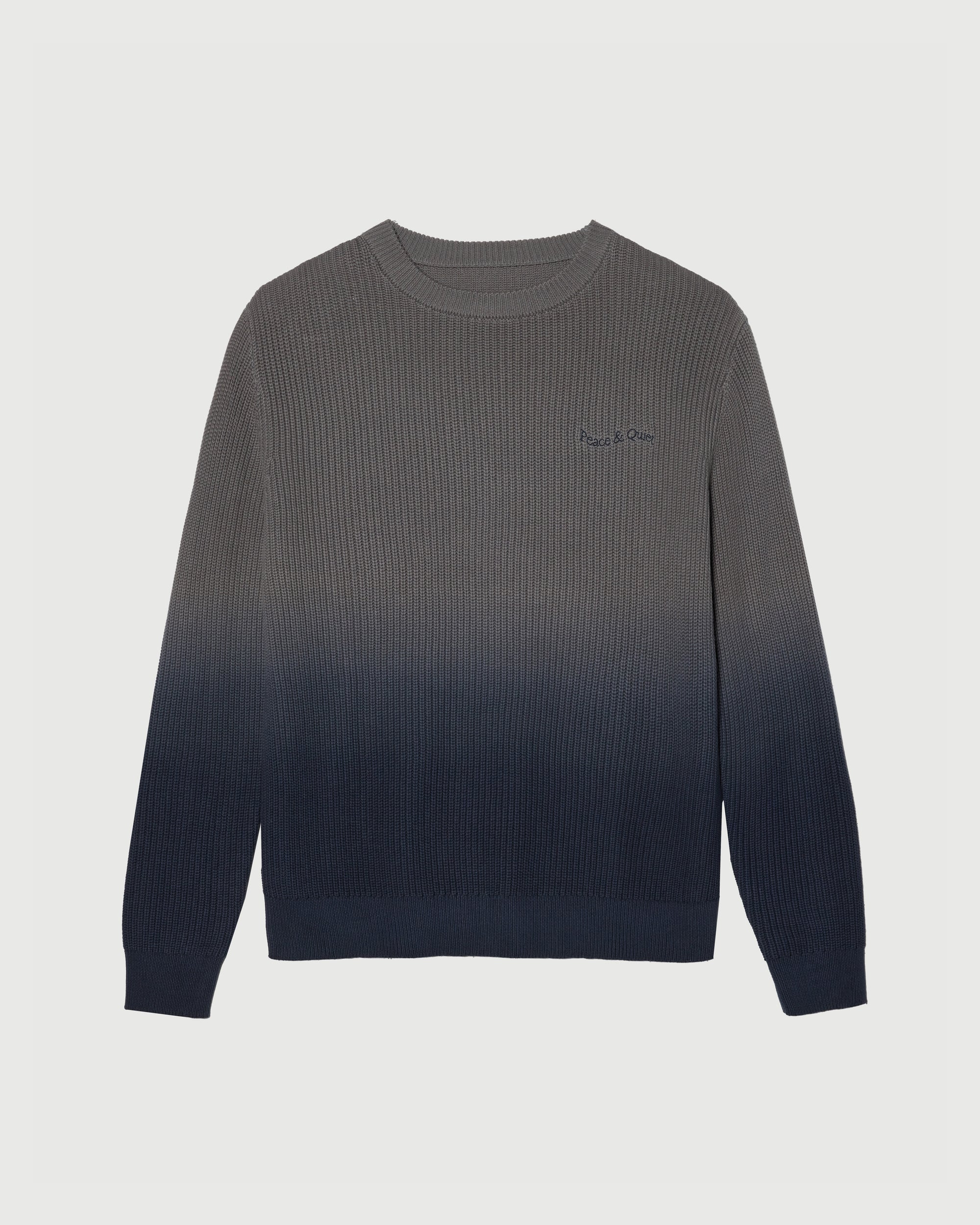 Wordmark Knit Sweater - Navy