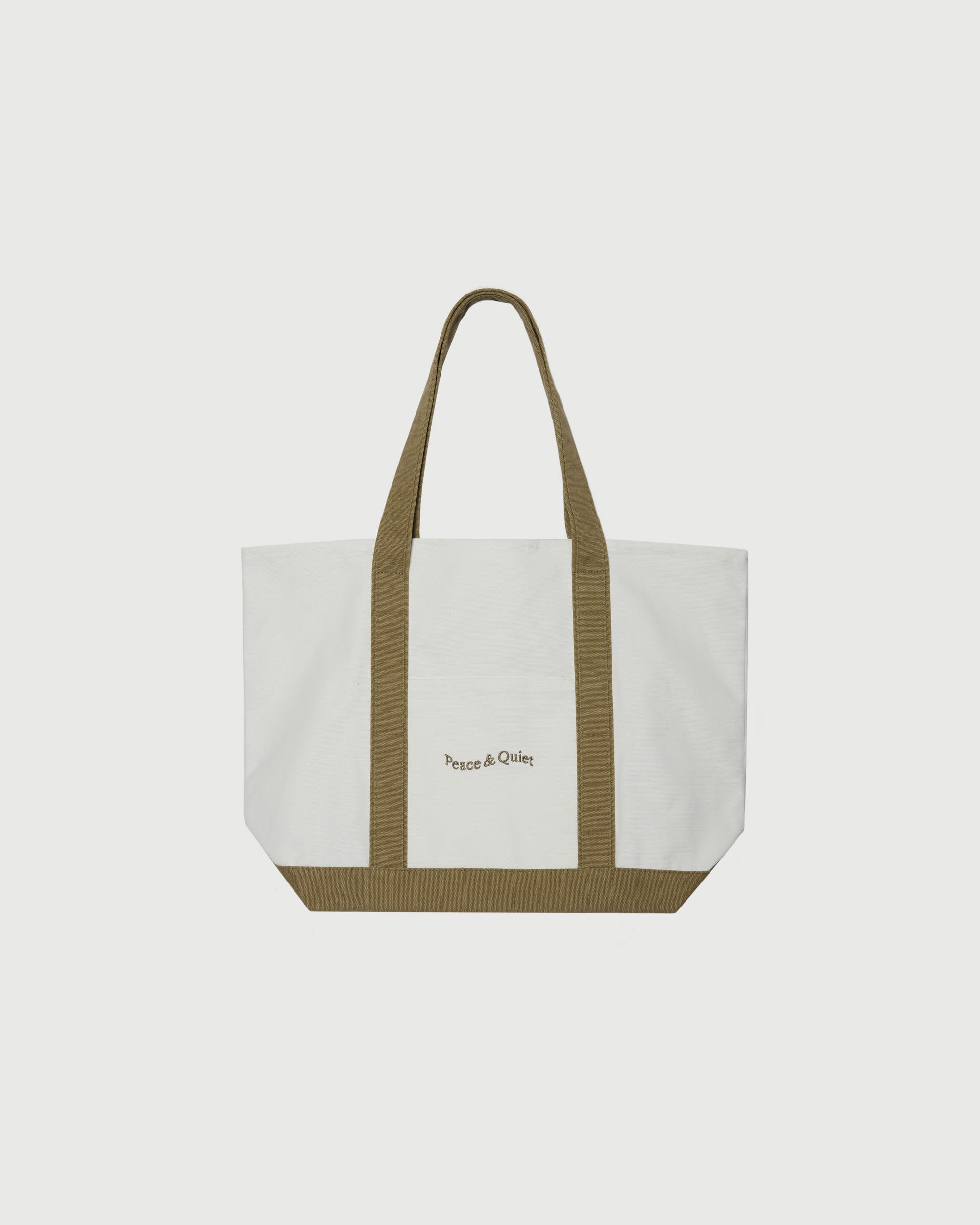 Stencil Boat Tote - Taupe