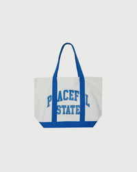 Peaceful Boat Tote - Royal