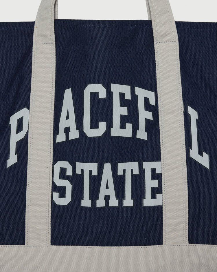 Peaceful Boat Tote - Navy