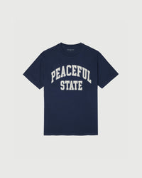 Peaceful Tee - Navy