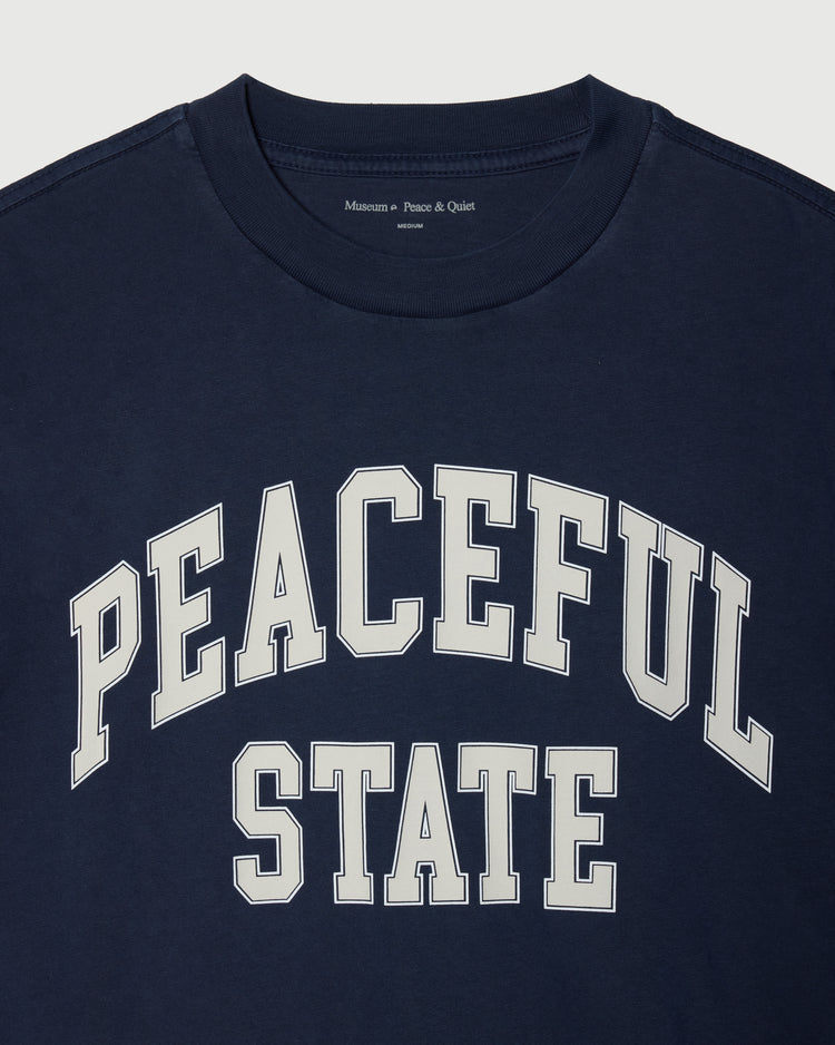Peaceful Tee - Navy