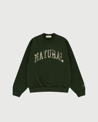 Great White x MoPQ Natural Crewneck - White/Camo
