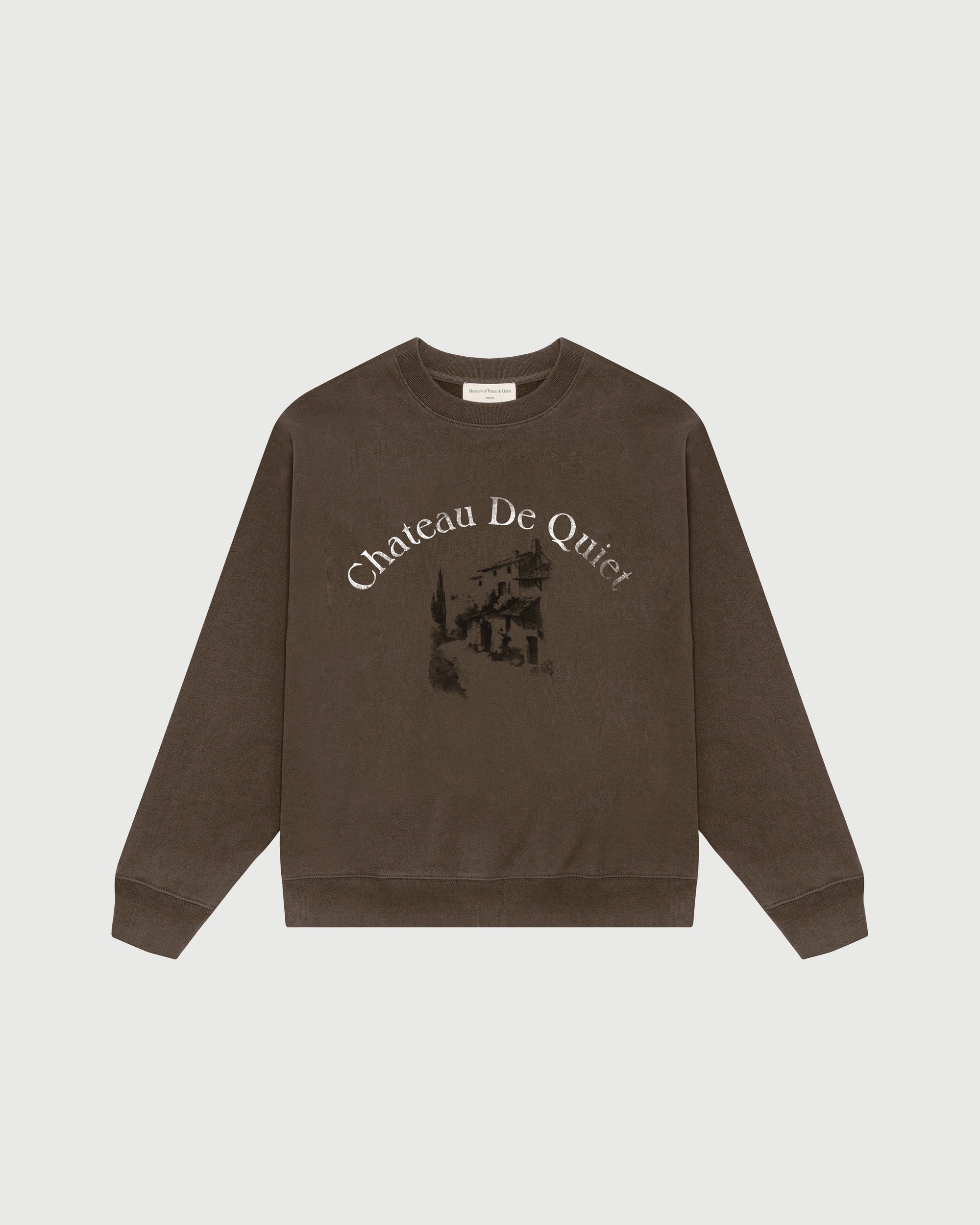 Chateau De Quiet Crewneck - Coffee
