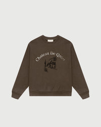 Chateau De Quiet Crewneck - Coffee