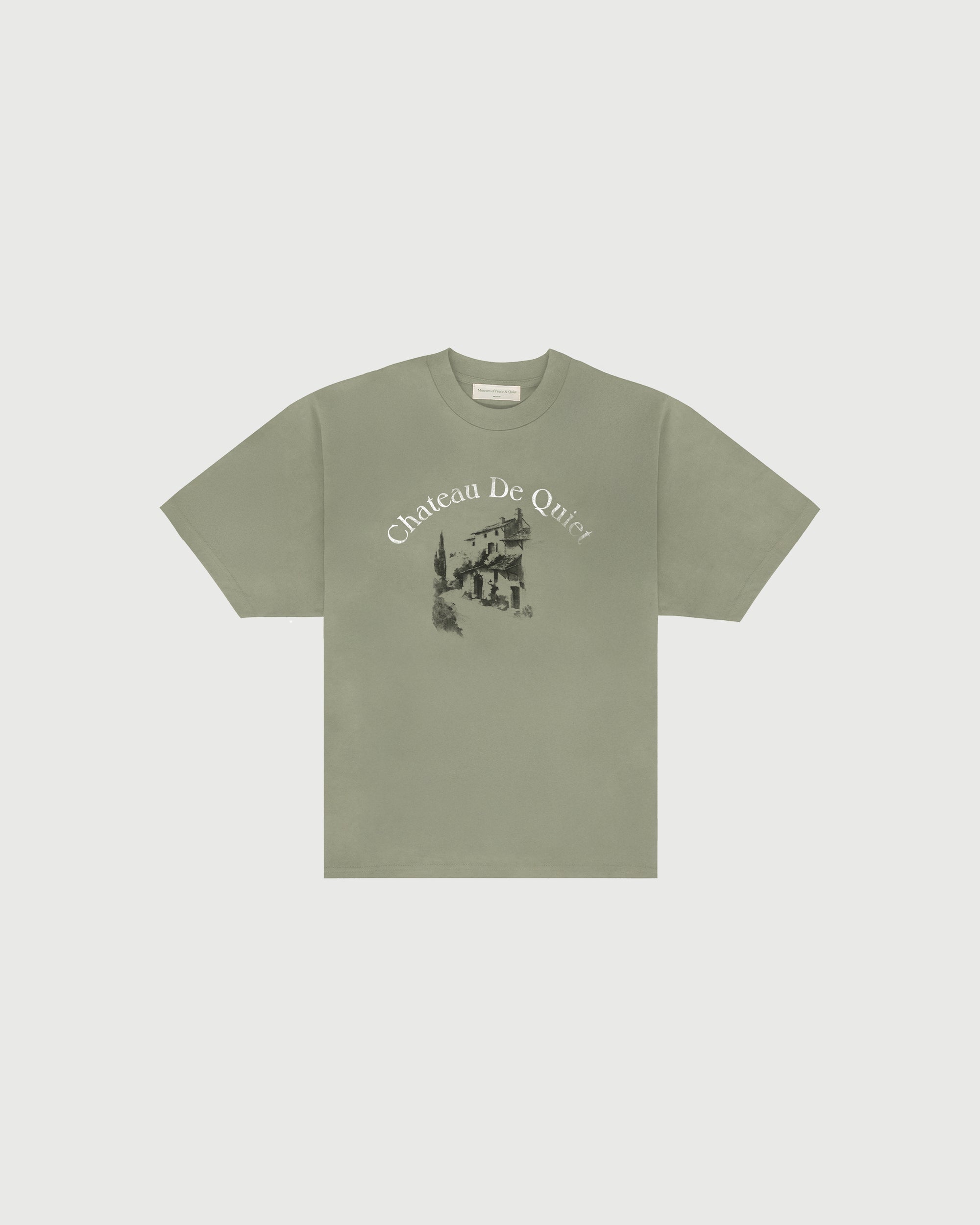 Chateau De Quiet Tee - Olive