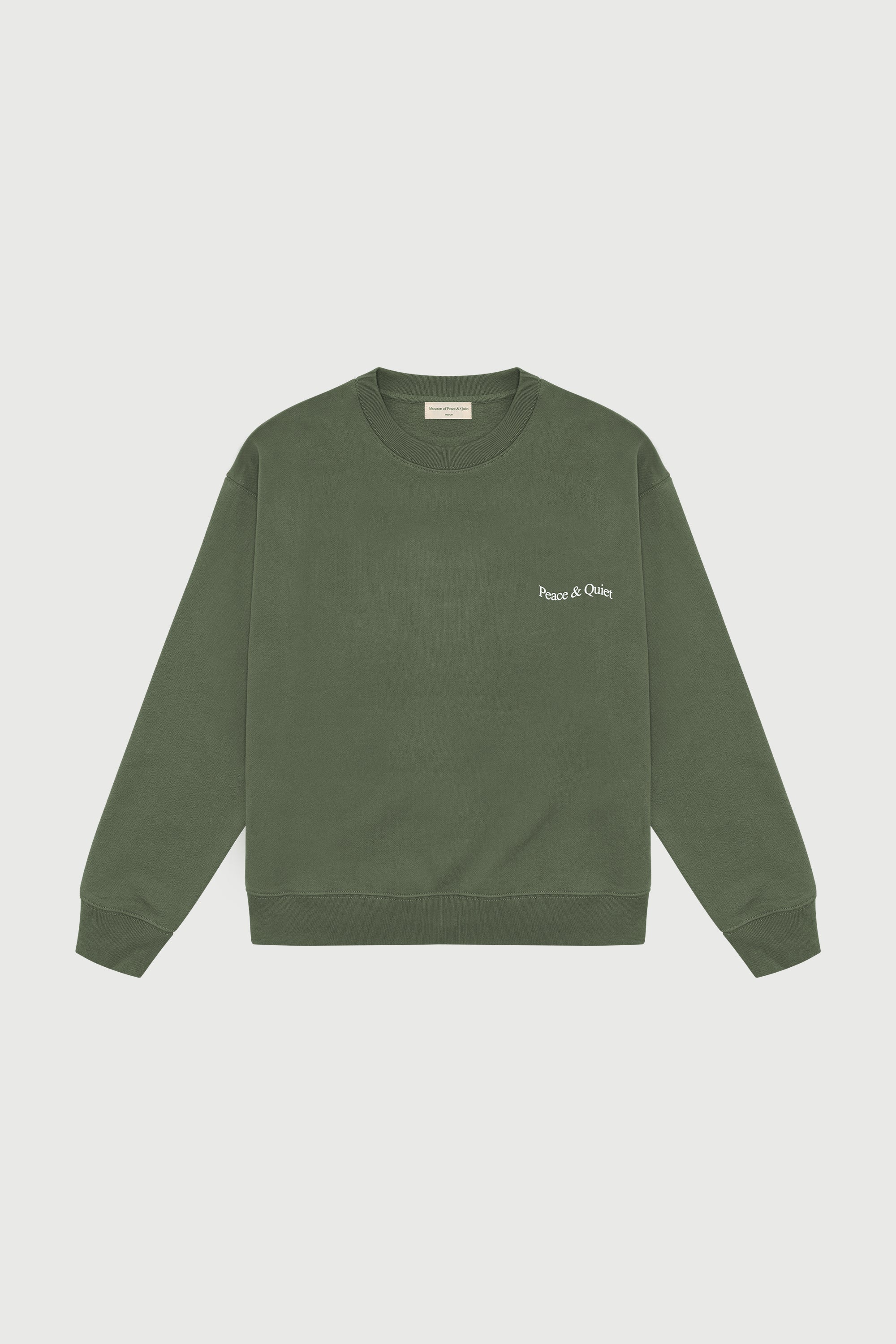 Wordmark Crewneck - Olive