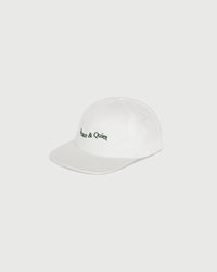 Wordmark Snapback - White