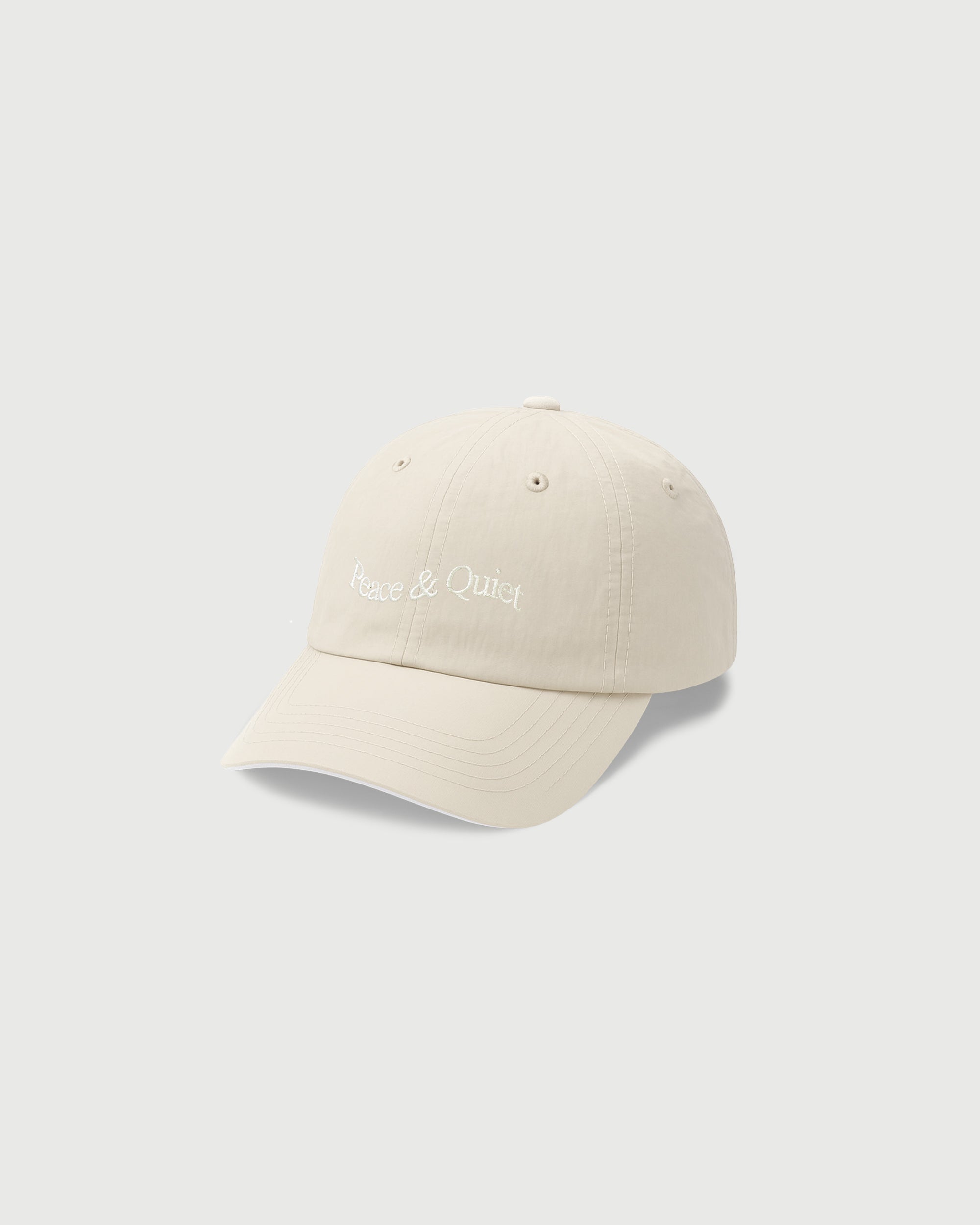 Nylon Wordmark Hat - Bone