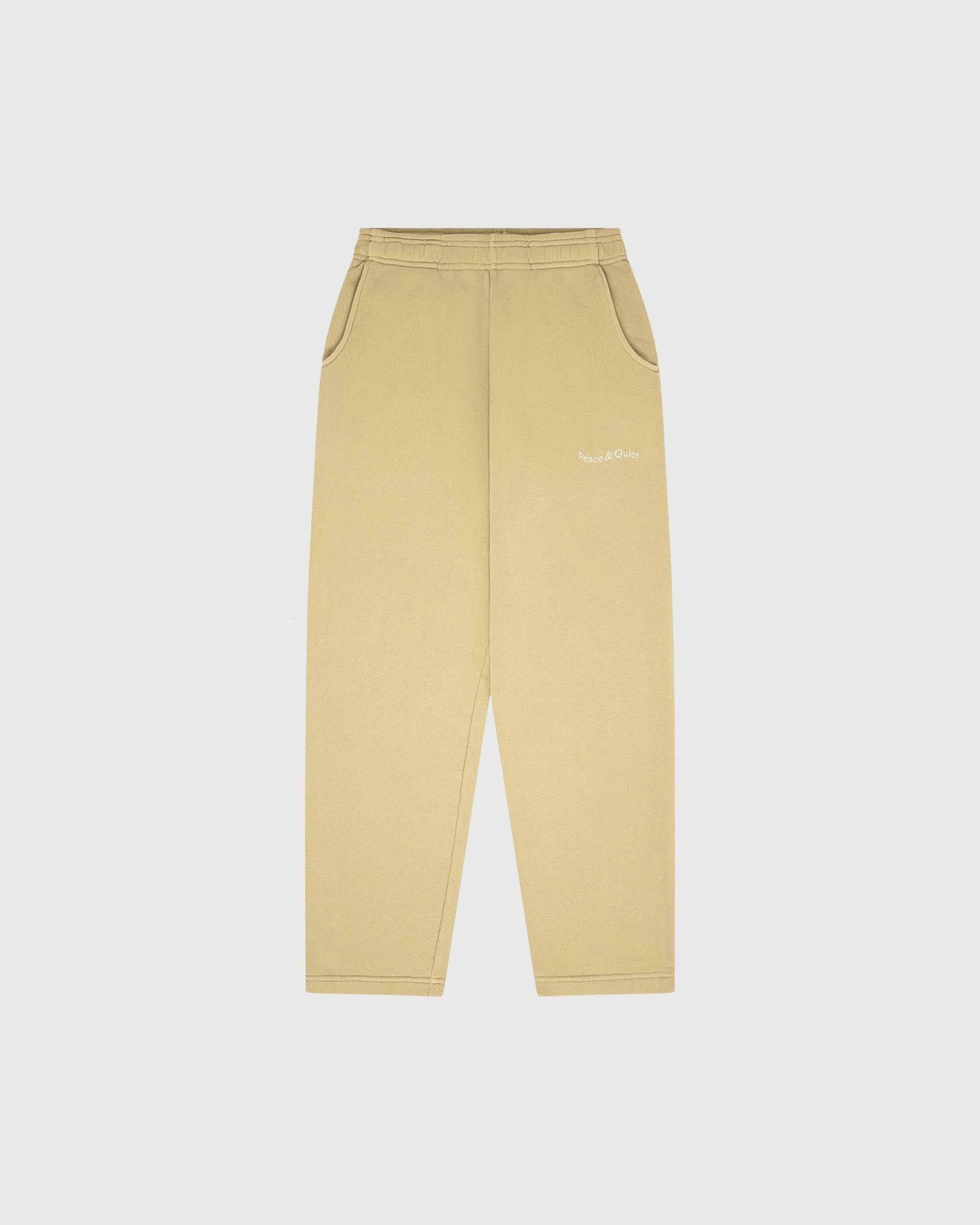 Wordmark Sweatpants - Tan