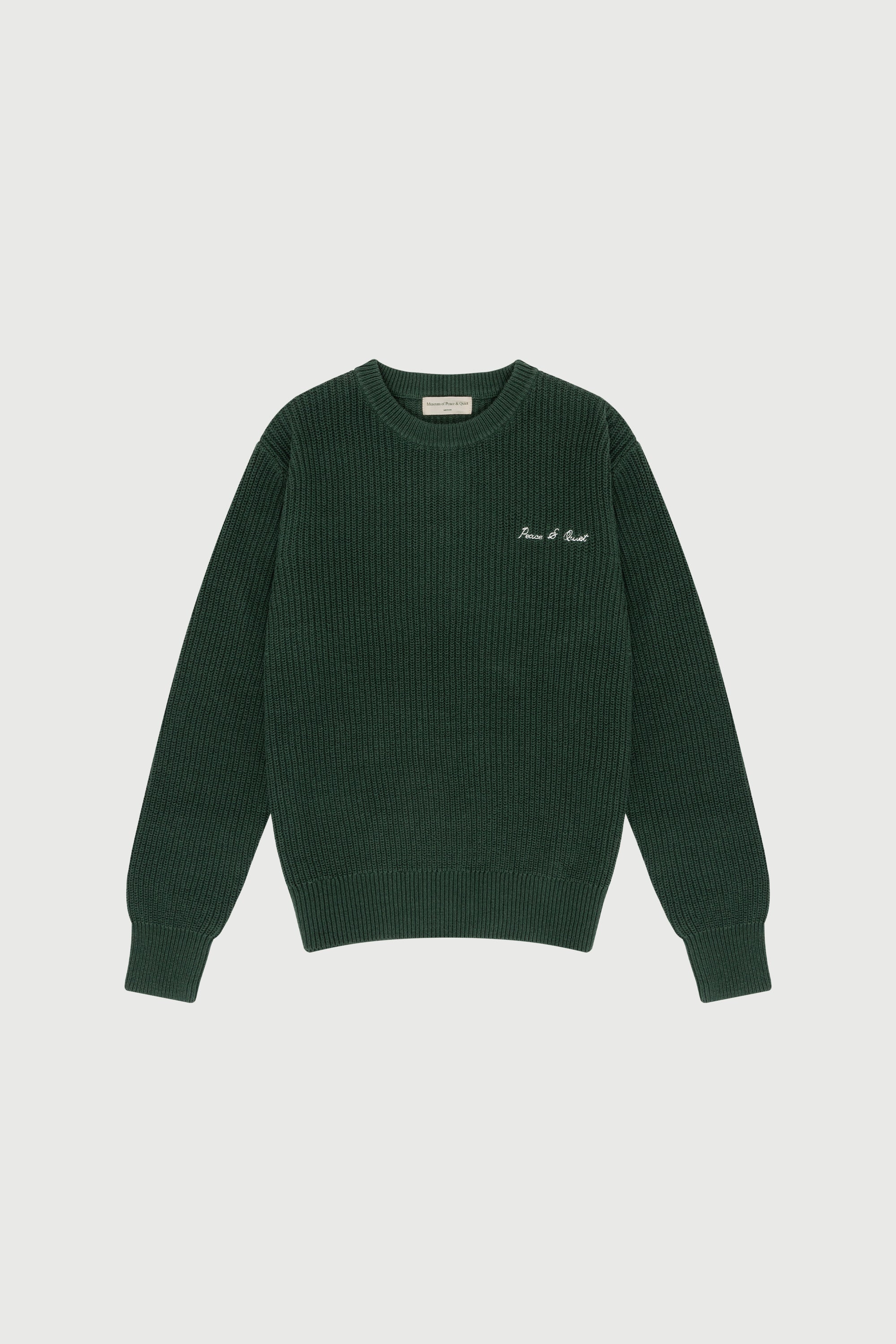 Signature Knit Sweater - Forest — Museum of Peace & Quiet