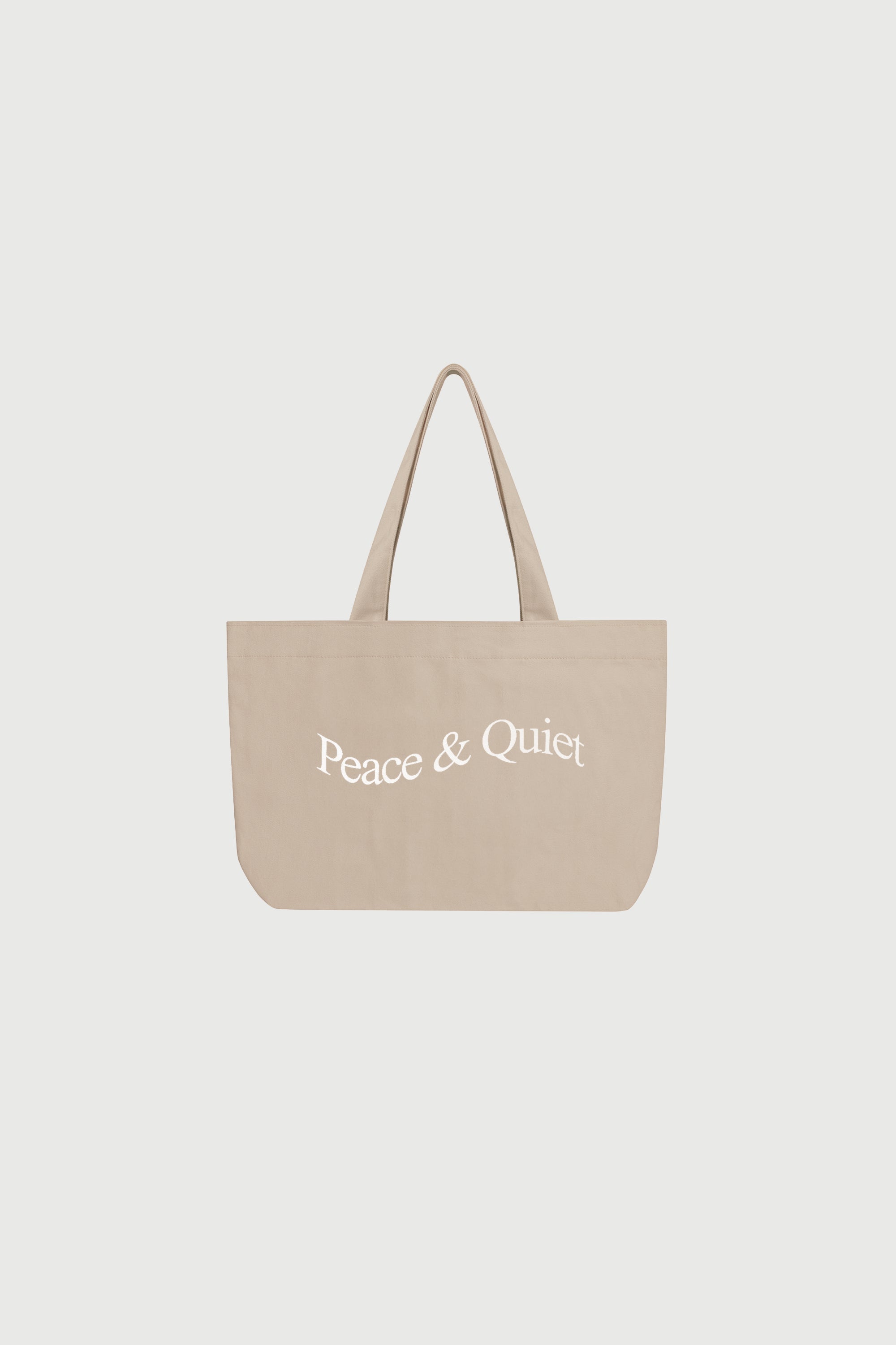 Wordmark Tote - Taupe