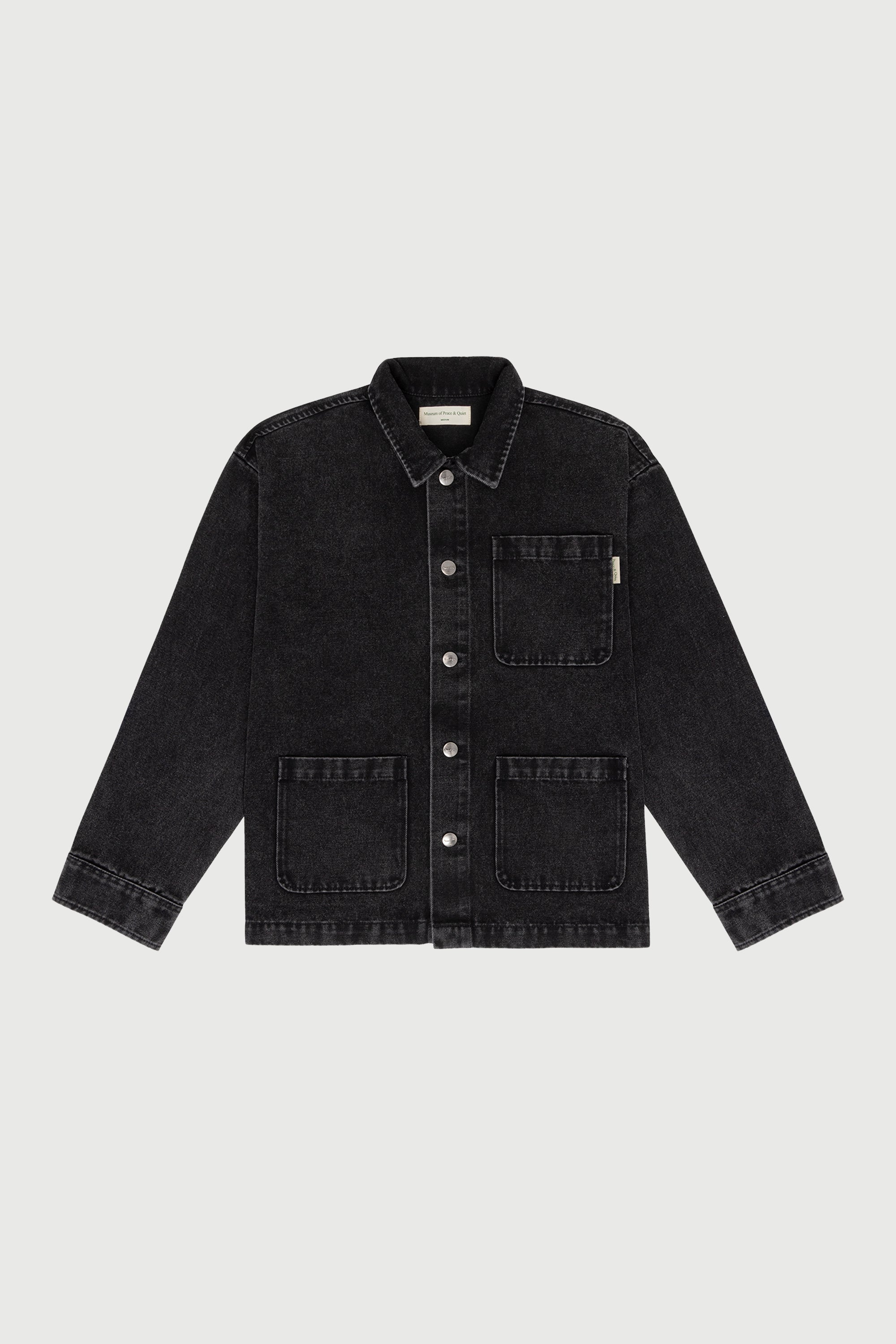 Wordmark Chore Coat - Black Wash
