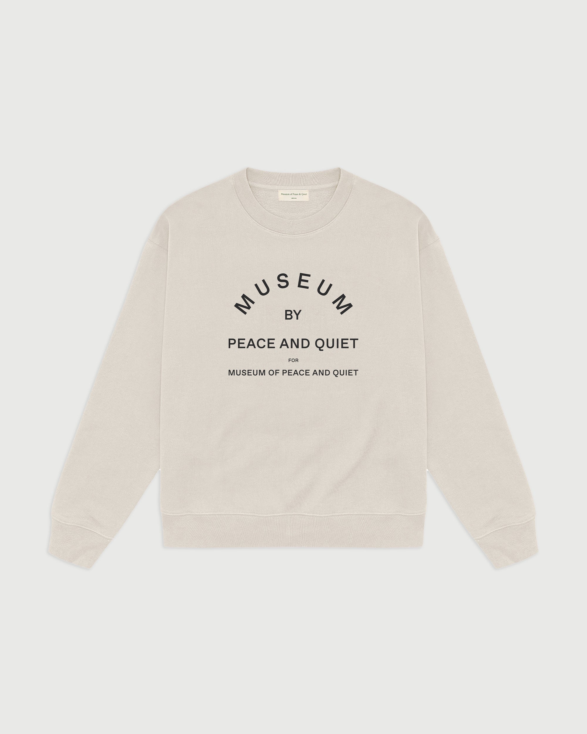 Museum by PQ Crewneck - Bone