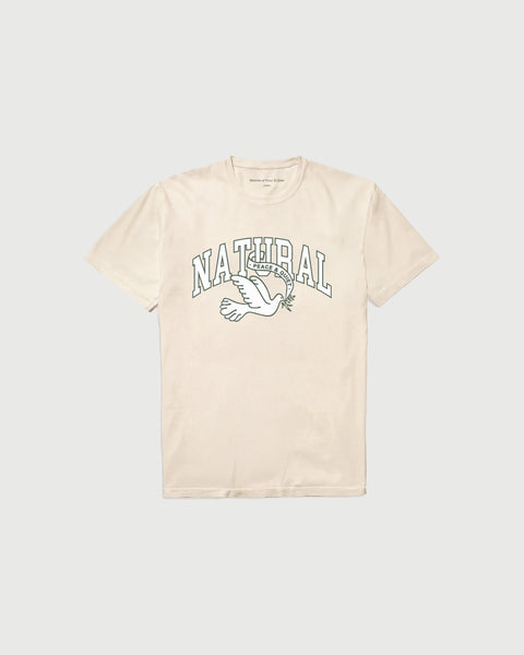 Natural Dove Tee - Bone — Museum of Peace & Quiet