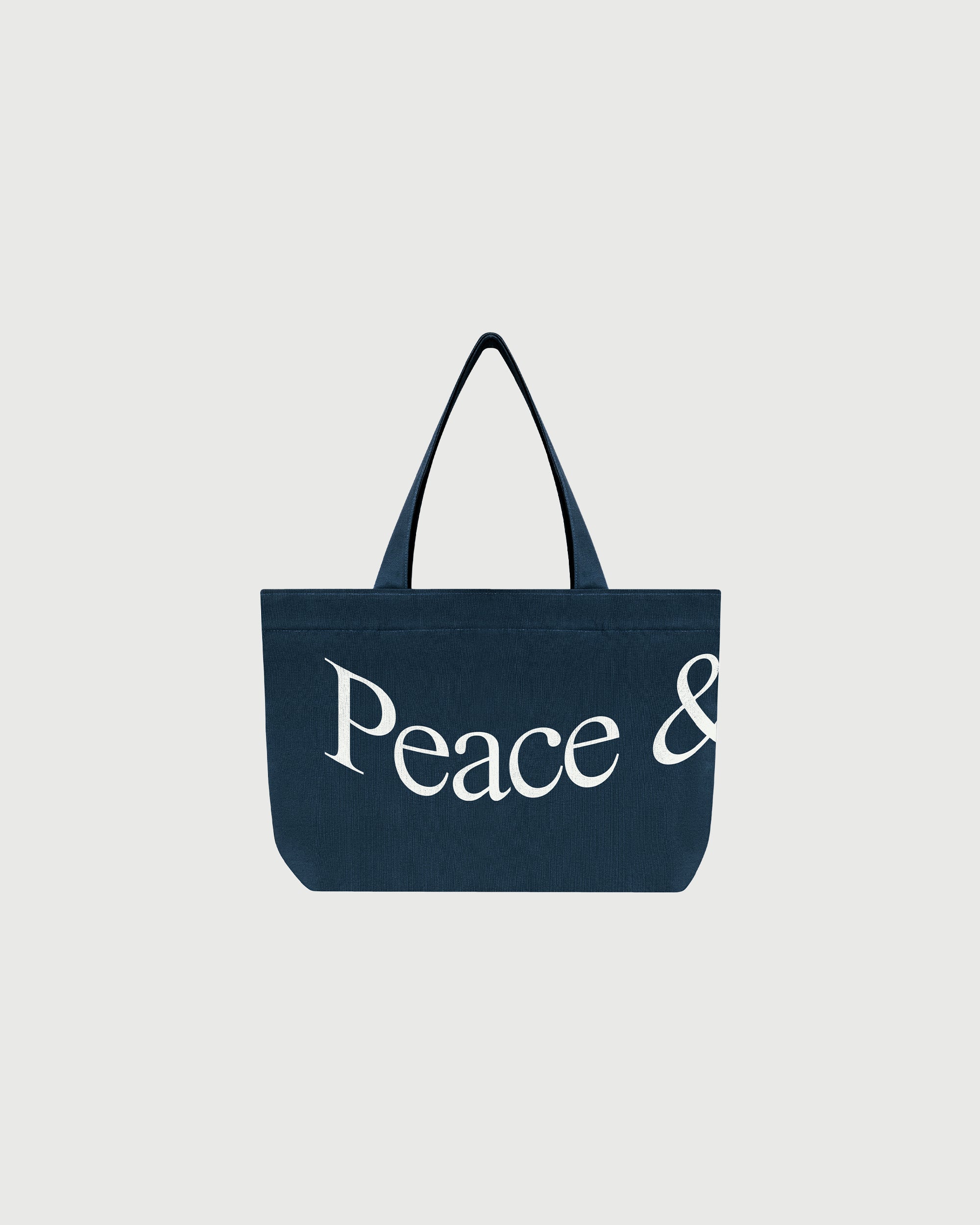 Jumbo Wordmark Tote - Navy
