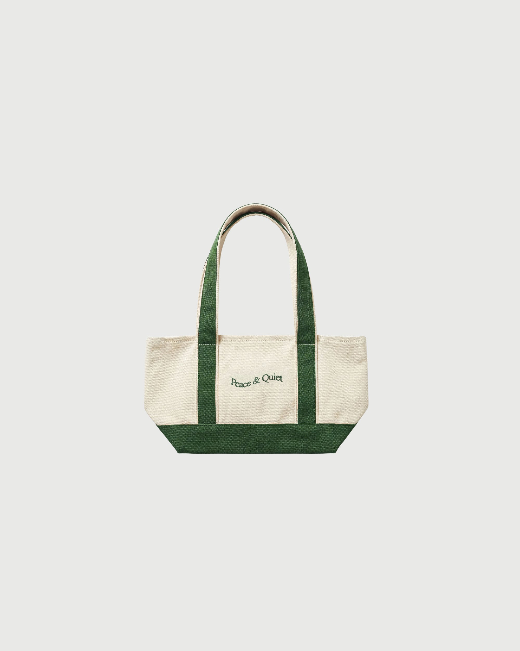 Mini Wordmark Small Boat Tote - Forest