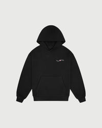 Wordmark Valentine Hoodie - Black