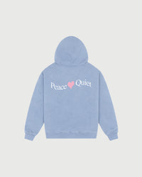 Wordmark Valentine Hoodie - Baby Blue