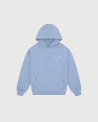 Wordmark Valentine Hoodie - Baby Blue