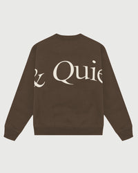 Jumbo Wordmark Crewneck - Brown