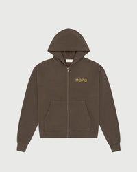 Castelli Zip Up Hoodie - Brown