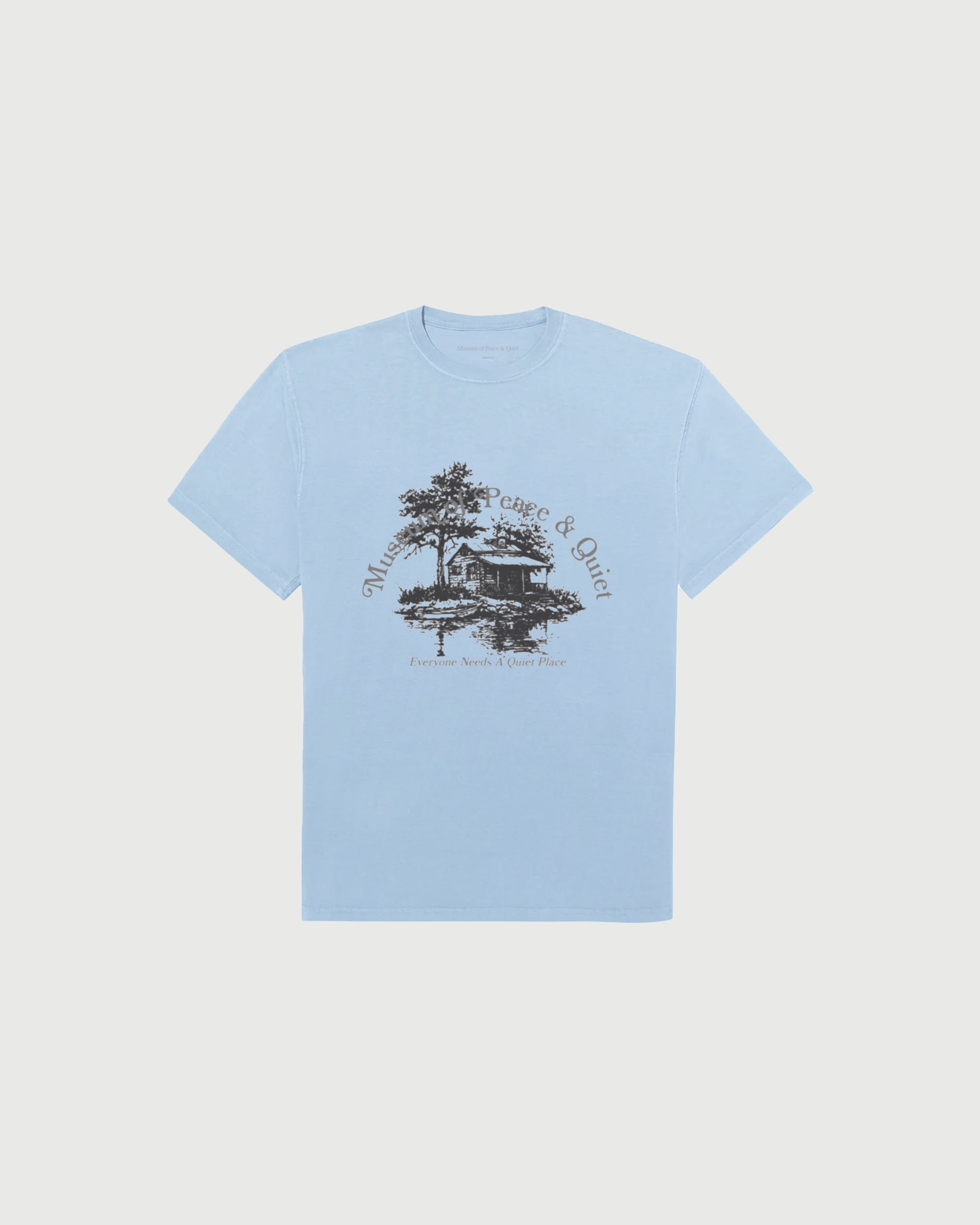 Quiet Place Tee - Baby Blue