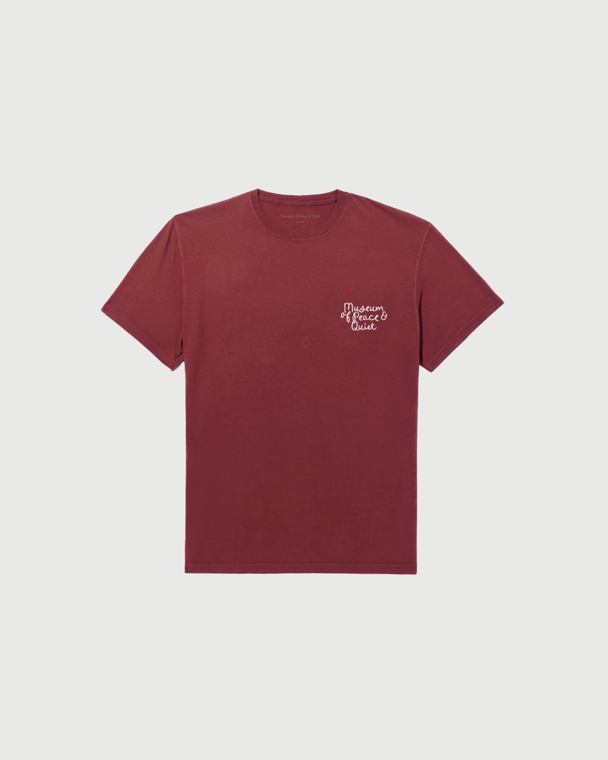 Scribble Tee - Burgandy