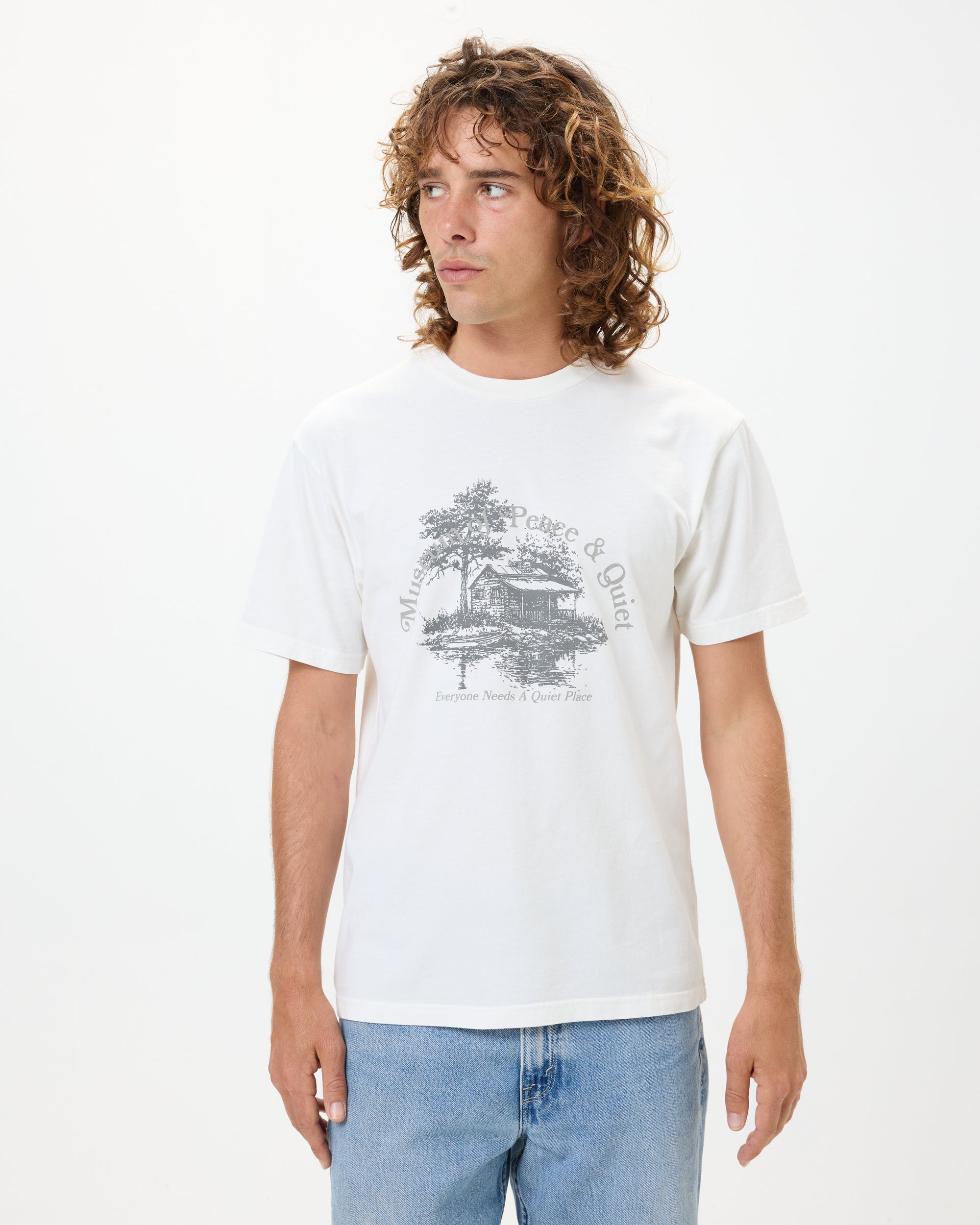 Quiet Place Tee - White
