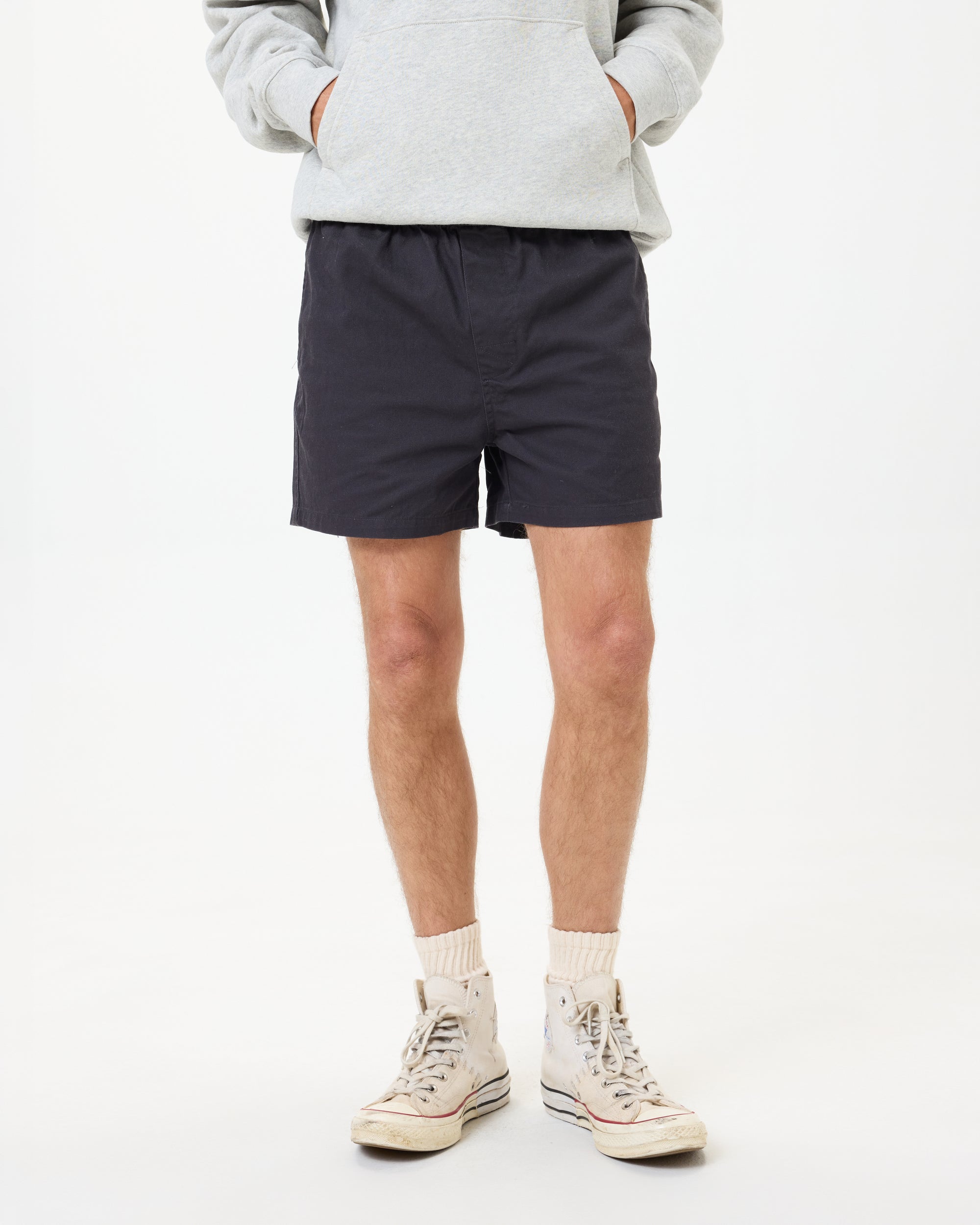Leisure Twill Shorts - Black
