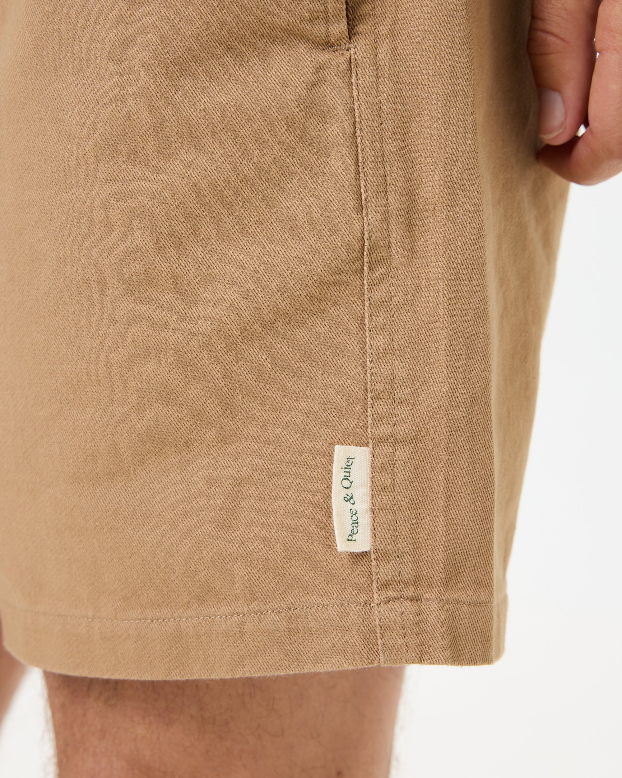 Leisure Twill Shorts - Tan