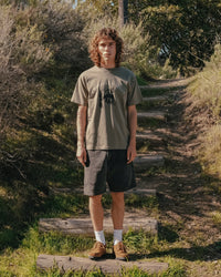 Chateau De Quiet Tee - Olive