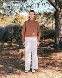 Wordmark Crewneck - Adobe