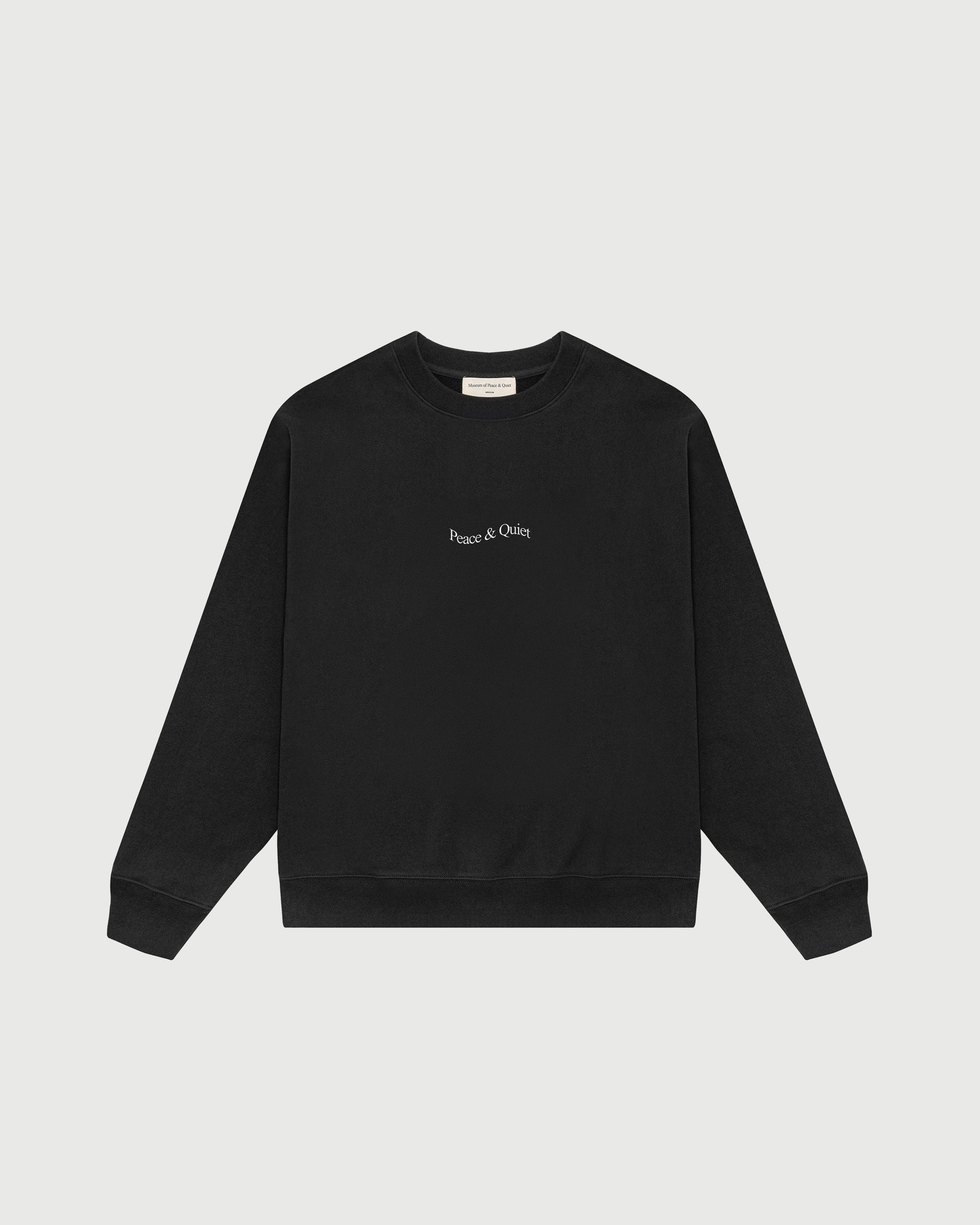 Wordmark Crewneck - Black