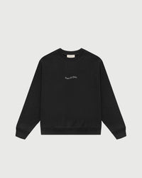 Wordmark Crewneck - Black
