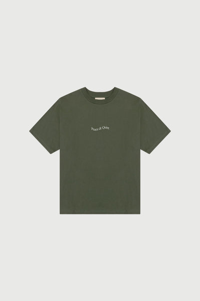 Wordmark T-Shirt - Olive — Museum of Peace & Quiet