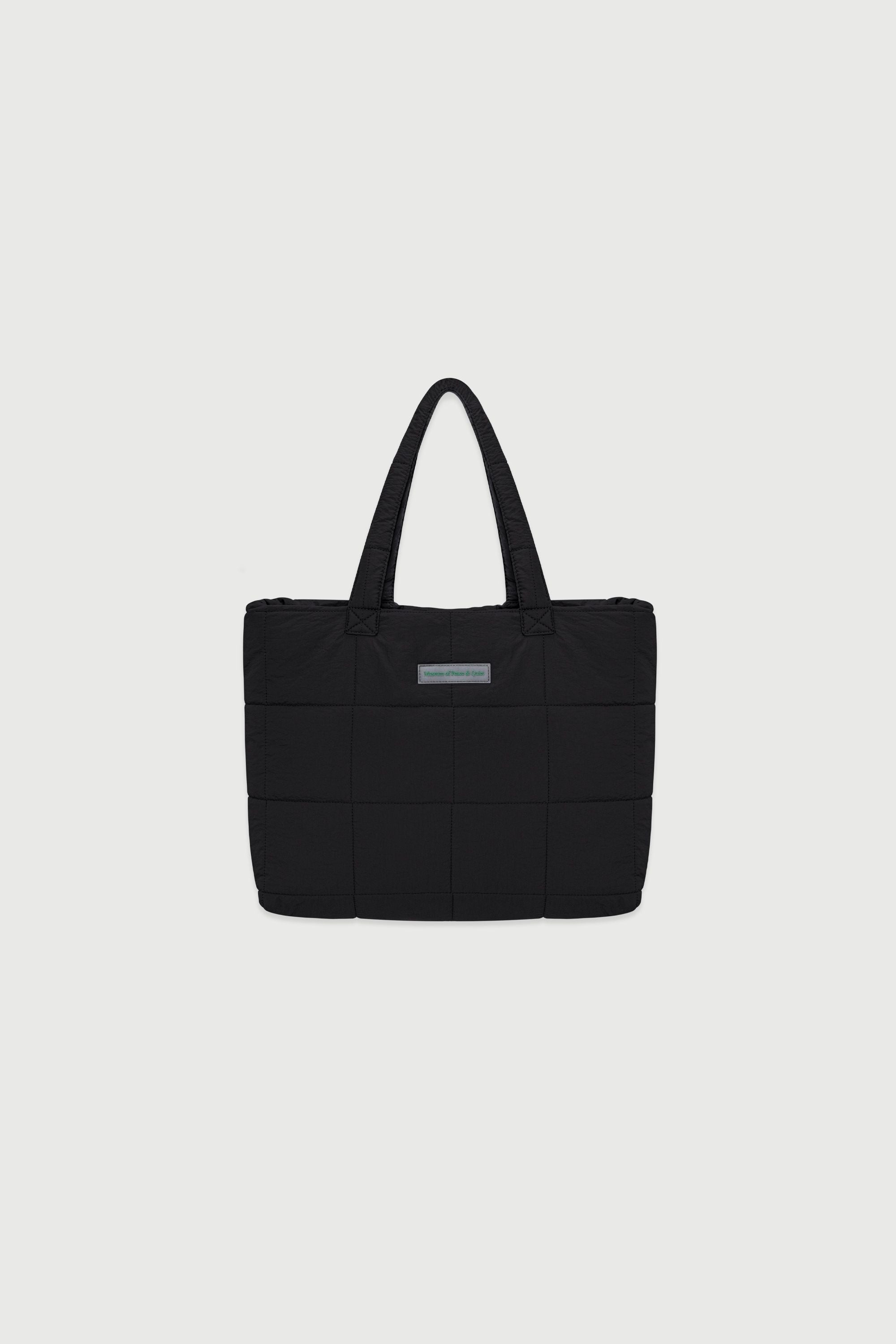 Nylon Quilt Tote - Black — Museum of Peace & Quiet