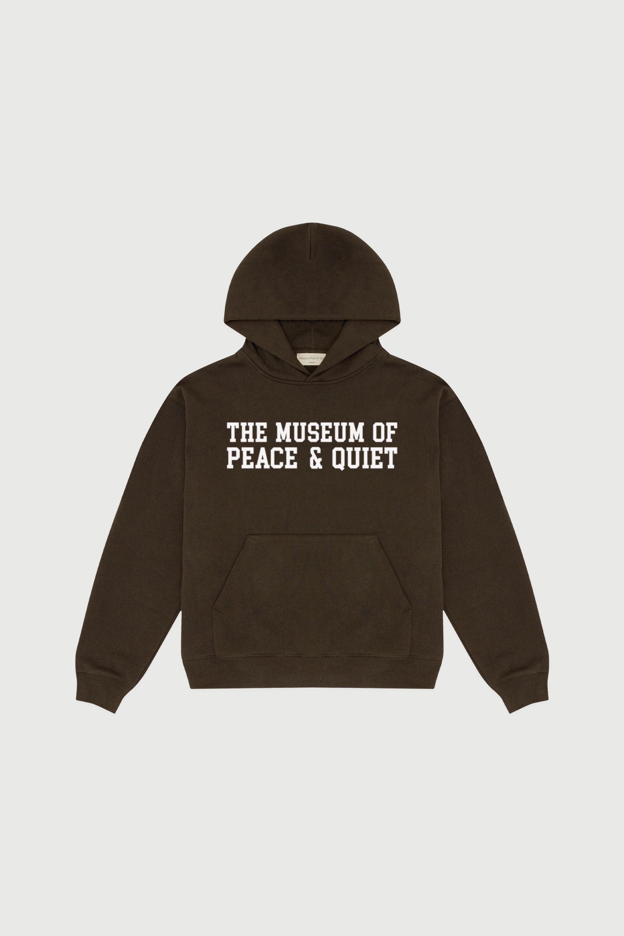 Campus Hoodie - Brown — Museum of Peace & Quiet