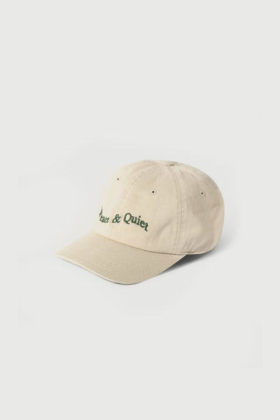 Wordmark Hat - Bone — Museum of Peace & Quiet